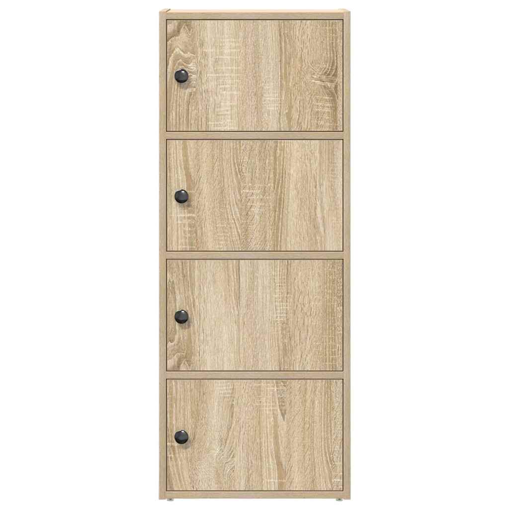 Bookcase Sonoma Oak 40x24x102 cm Engineered Wood