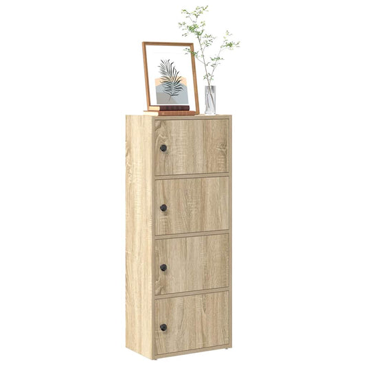 Bookcase Sonoma Oak 40x24x102 cm Engineered Wood