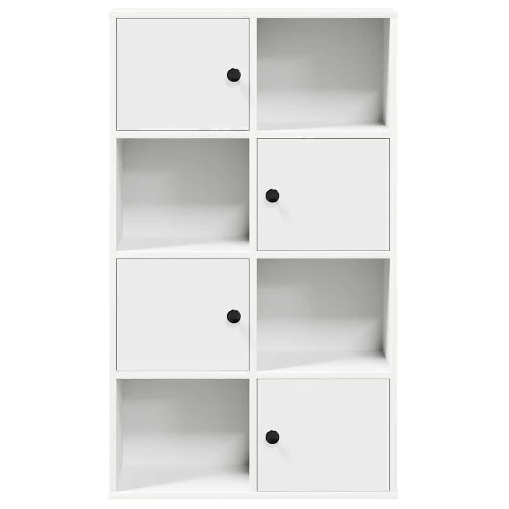 Bookcase White 60x24x101.5 cm Engineered Wood