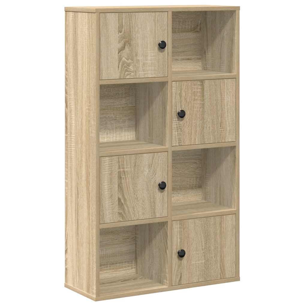 Bookcase Sonoma Oak 60x24x101.5 cm Engineered Wood