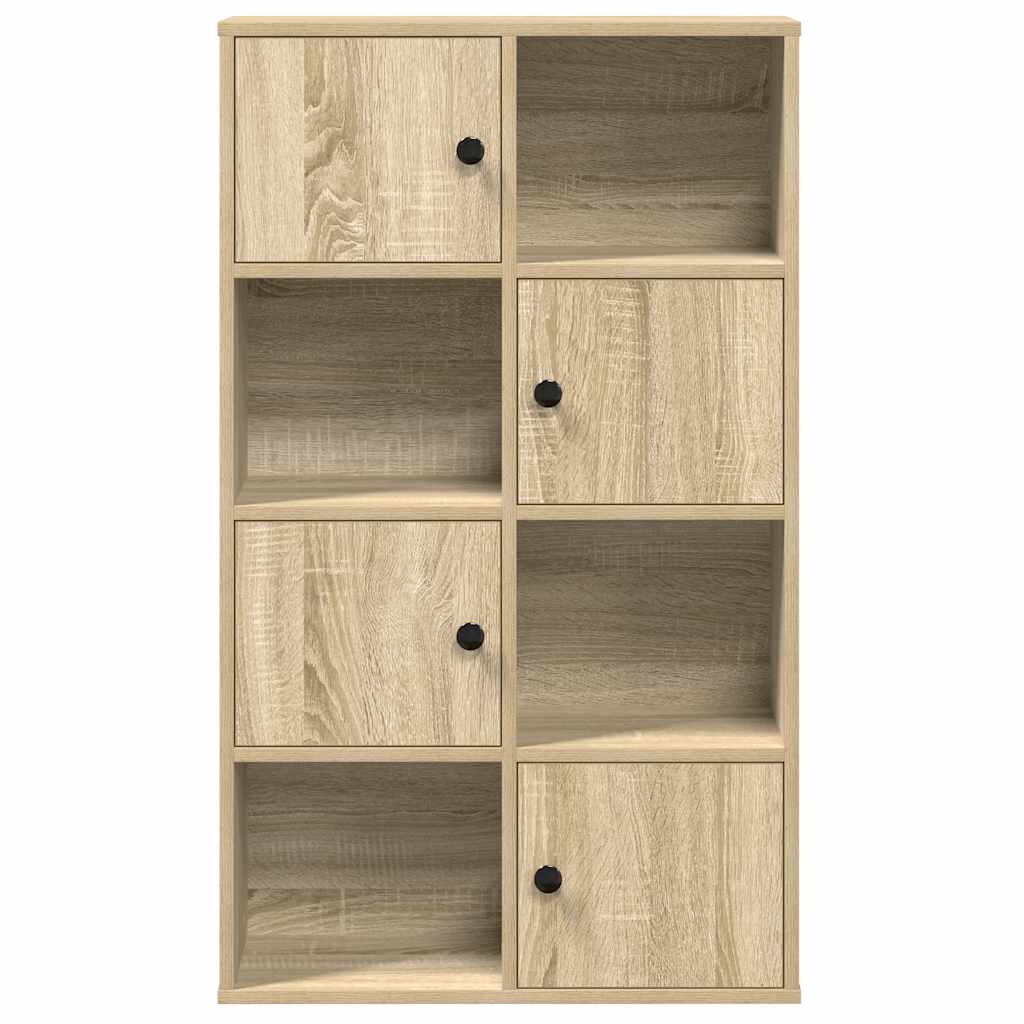 Bookcase Sonoma Oak 60x24x101.5 cm Engineered Wood