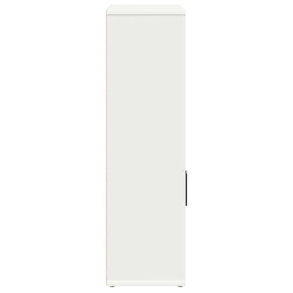 Bookcase White 60x24x85 cm Engineered Wood