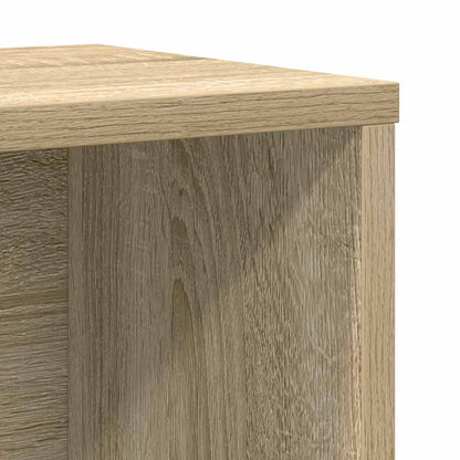 Bookcase Sonoma Oak 60x24x85 cm Engineered Wood