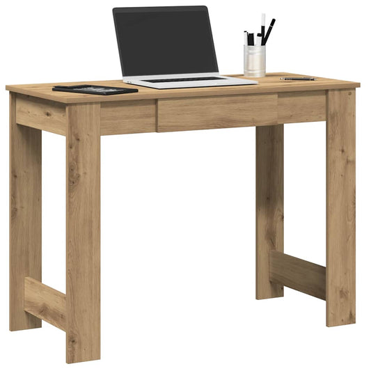 Desk Artisan Oak 100x45x75 cm Engineered Wood