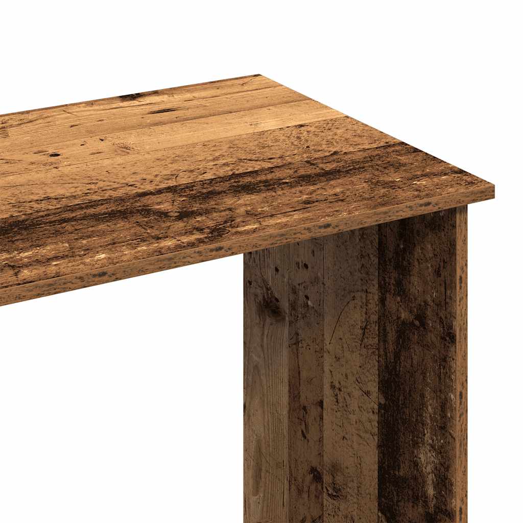 Desk Old Wood 80x40x75 cm Engineered Wood