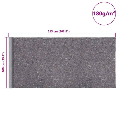 Non-slip Painter Fleece 515 cm 180 g/m² Grey