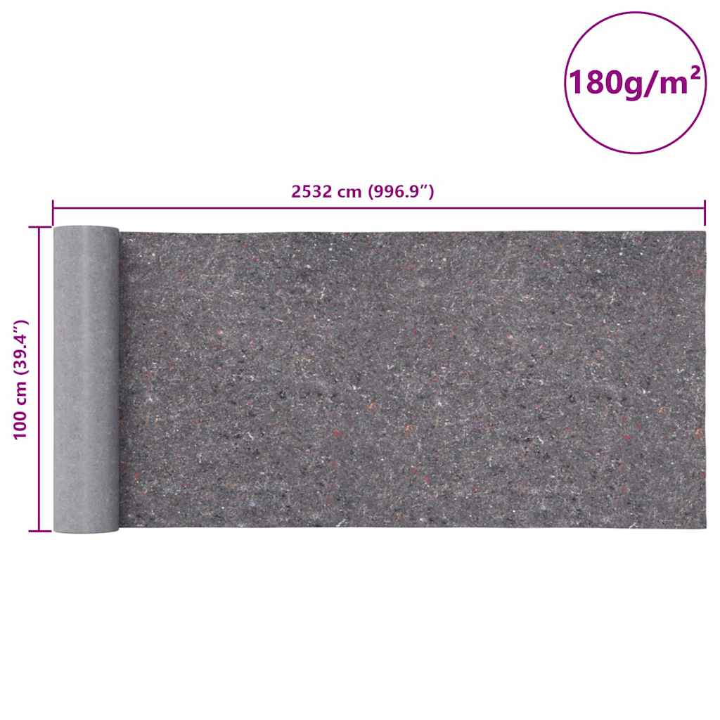 Non-slip Painter Fleece 2532 cm 180 g/m² Grey