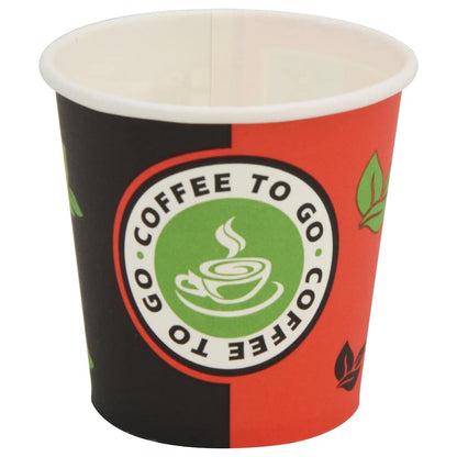 Paper Coffee Cups with Lids 1000 pcs 4oz 120ml