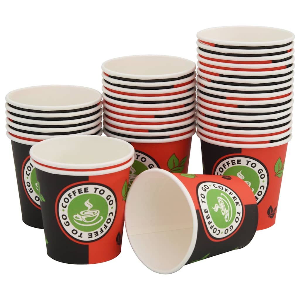 Paper Coffee Cups with Lids 1000 pcs 4oz 120ml