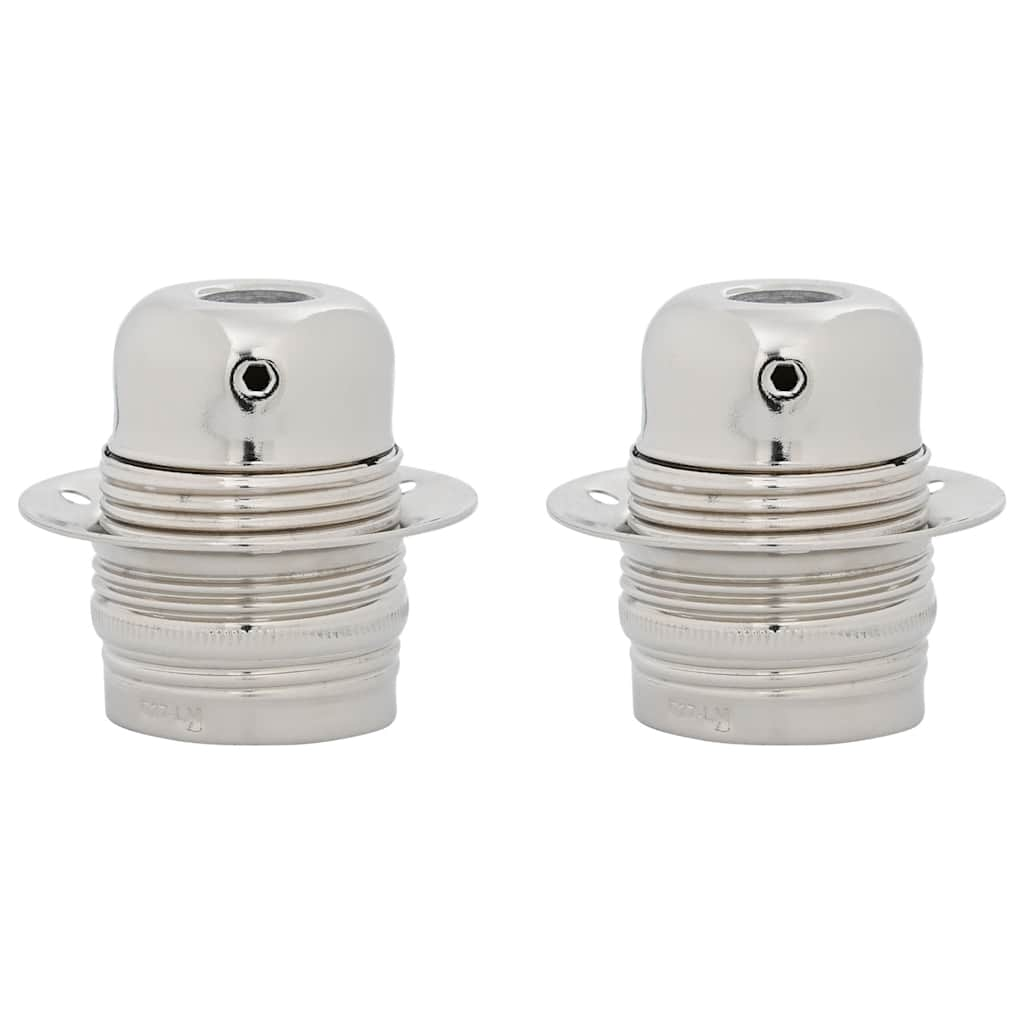 Lamp Holders 2 pcs Satin Nickel E27