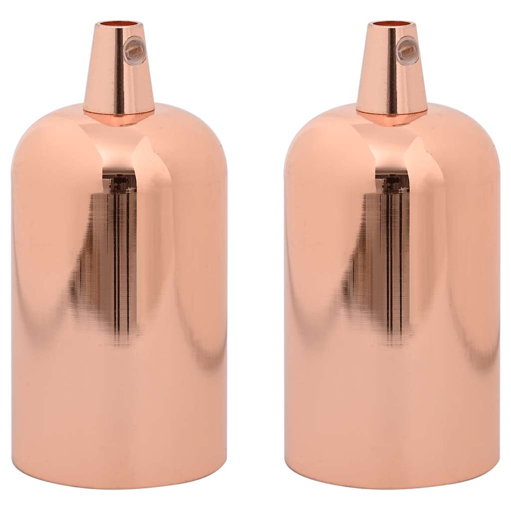 Lamp Holders 2 pcs Rose Gold E27