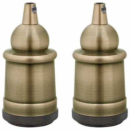 Lamp Holders 2 pcs Bronze E27