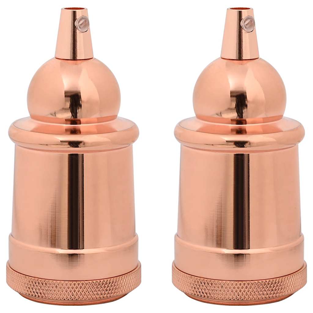 Lamp Holders 2 pcs Rose Gold E27