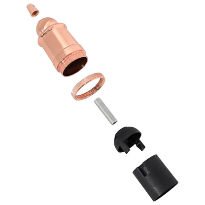 Lamp Holders 2 pcs Rose Gold E27