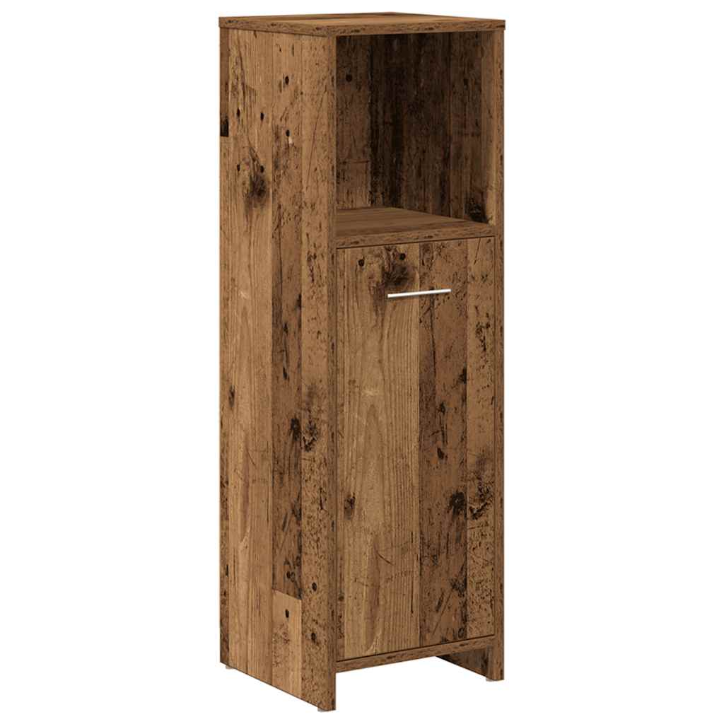 3 Piece Bathroom Furniture Set Old Wood Engineered Wood