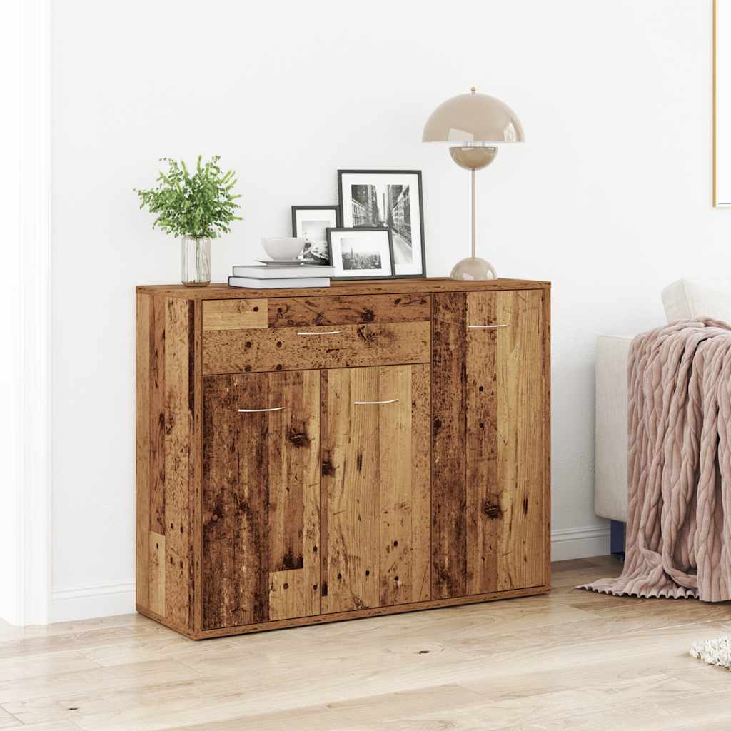 Sideboard Old Wood 88x30x70 cm Engineered Wood