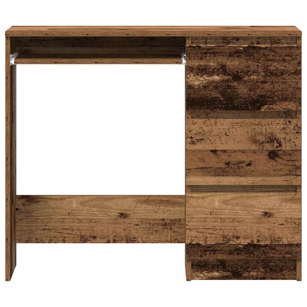 Desk Old Wood 90x45x76 cm Engineered Wood