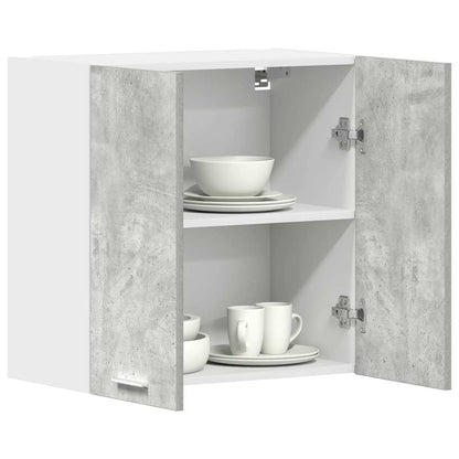 Kitchen Wall Cabinet Concrete Grey 60x31x60 cm Engineered Wood