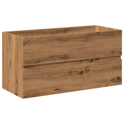 Sink Cabinet with Built-in Basin Artisan Oak 91x39.5x49 cm