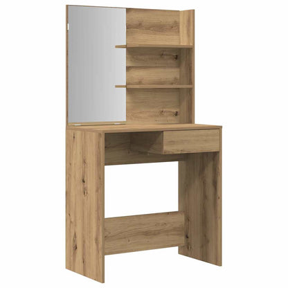 Dressing Table Set Artisan Oak Engineered Wood