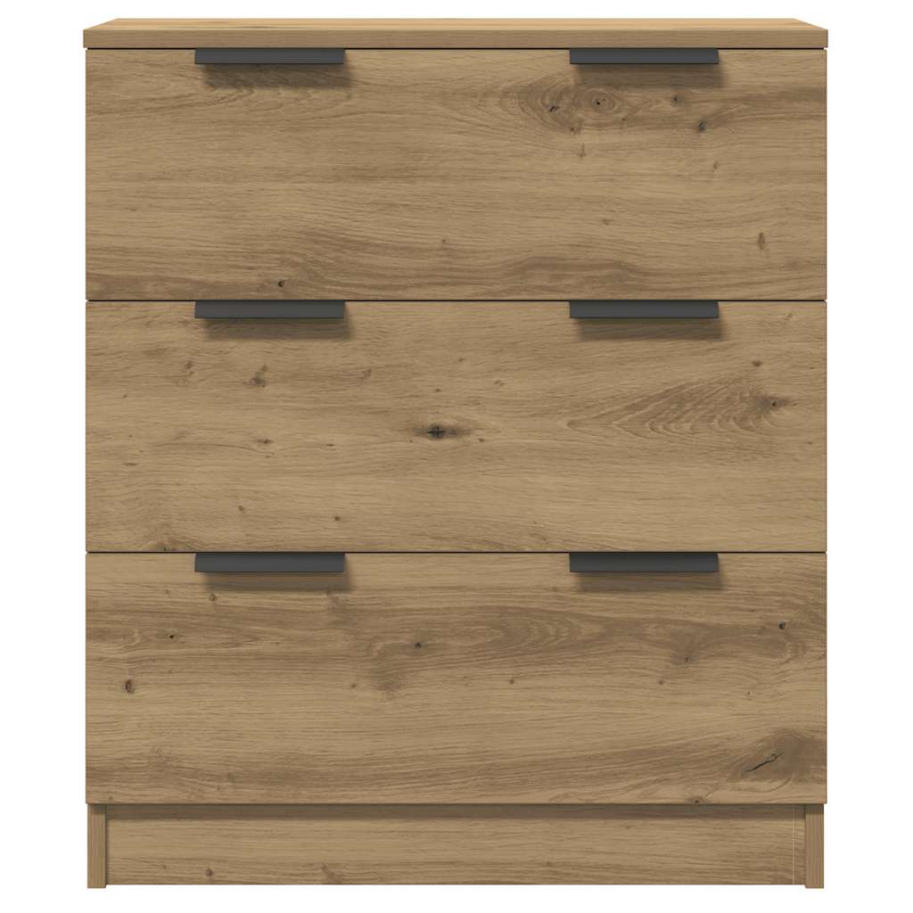 Sideboards 3 pcs Artisan Oak 60x30x70 cm Engineered Wood