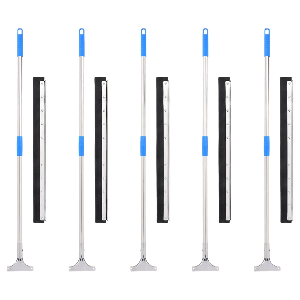 Floor Squeegees 5 pcs 75x119.5 cm Steel and Rubber