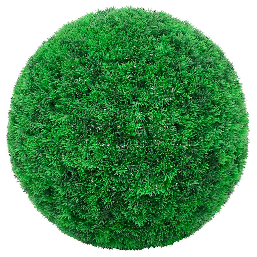 Artificial Boxwood Balls with LED Lights 2 pcs Green 27 cm