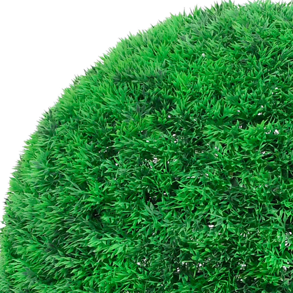 Artificial Boxwood Balls with LED Lights 2 pcs Green 27 cm