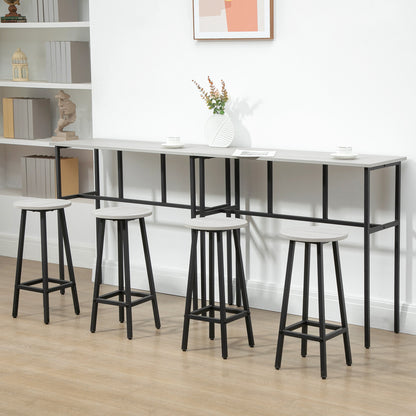 Homcom 6-Piece Bar Table Set