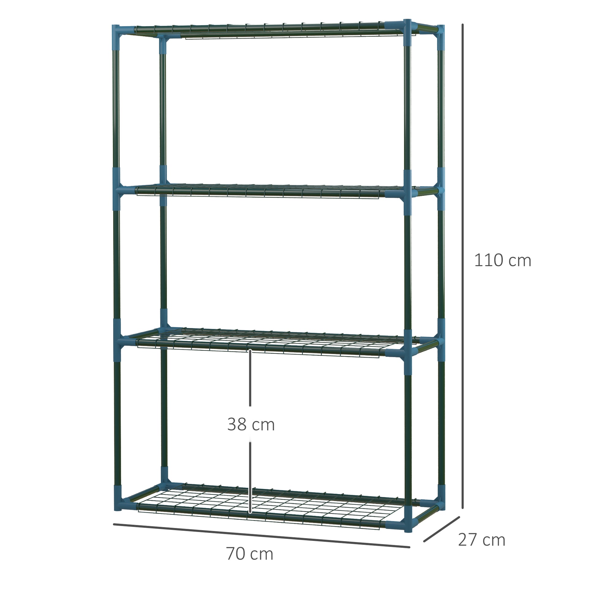 Outsunny Modern Plant Stand Set of 2