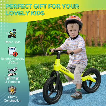 Balance Bike With Adjustable Seat 30 To 60 Months Green by Aiyaplay