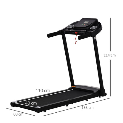 Homcom Treadmill Electric Motorised Running Machine w/ LED Display