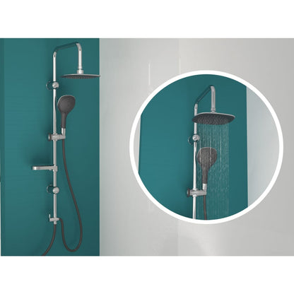 EISL Shower Set DUSCHTRAUM Chrome and Black