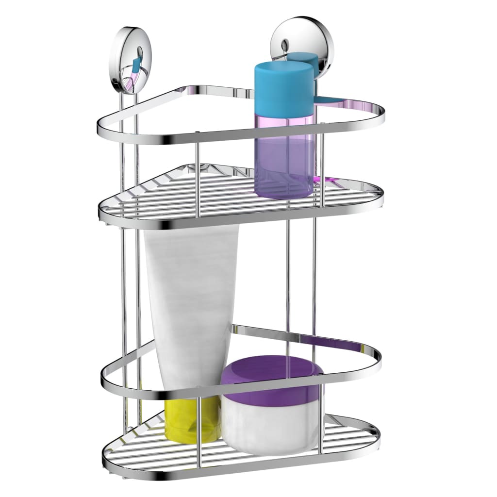 EISL Shower Corner Rack Chrome 22x18x35 cm