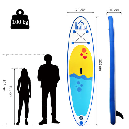 Homcom Inflatable Stand Up Paddle Board