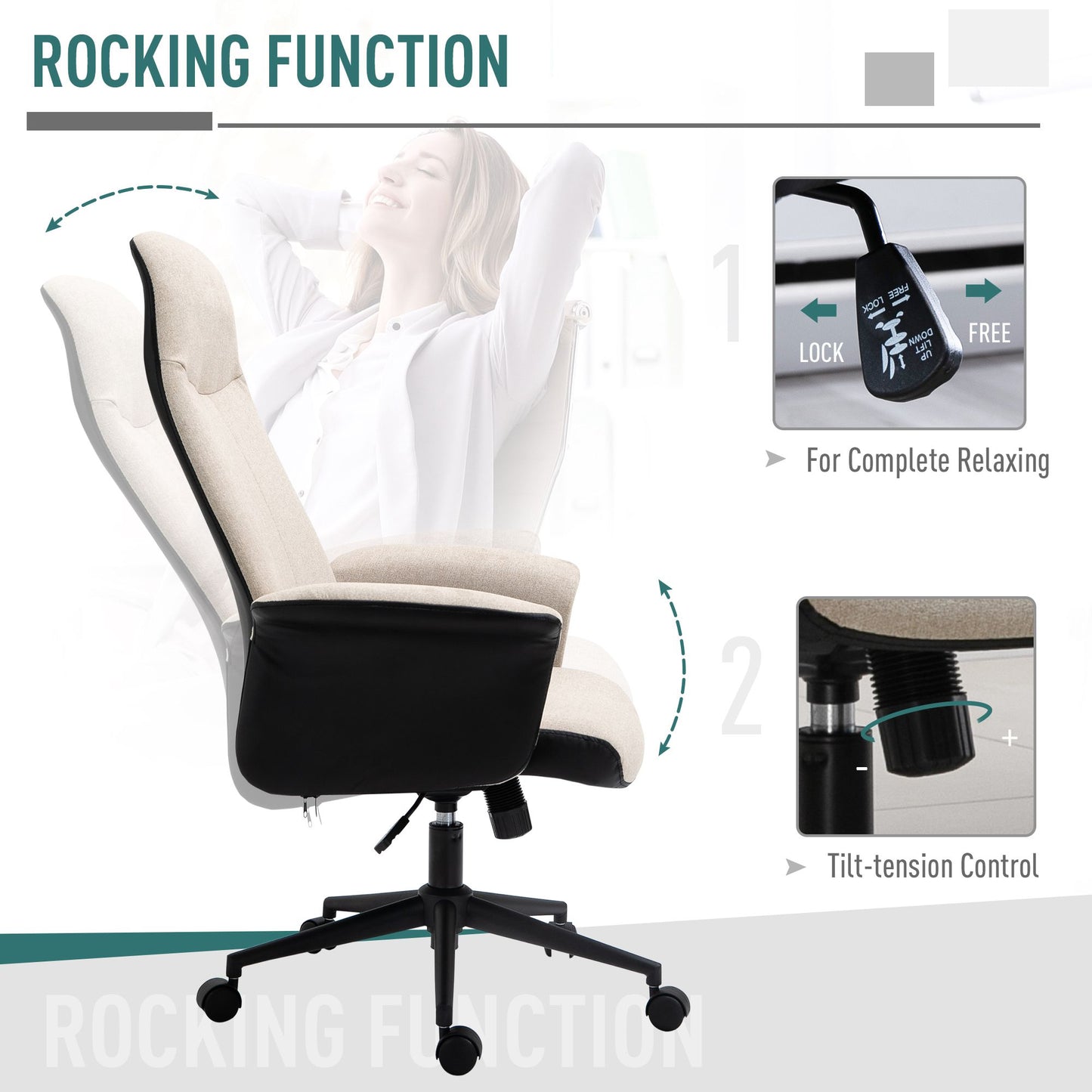 Vinsetto High Back Office Chair