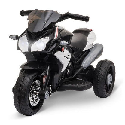 Homcom Kids 6V Battery Steel Enforced Motorcycle Ride On Trike Black