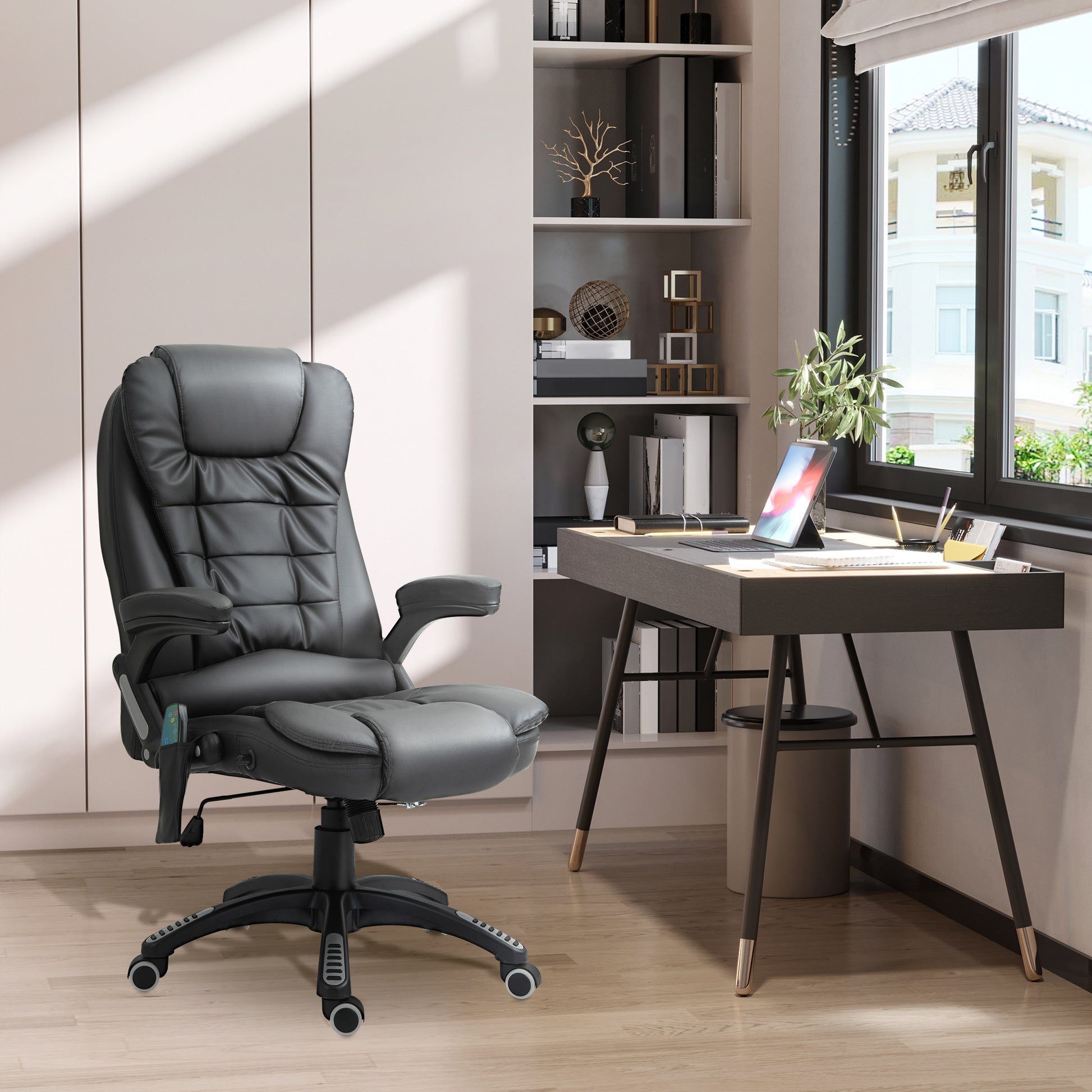 Homcom Executive Office Chair With Massage And Heat