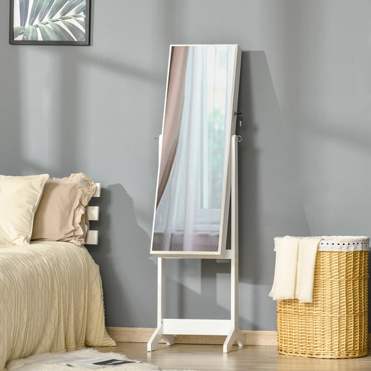 Homcom Jewellery Cabinet with Full-Length Mirror