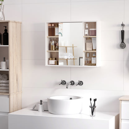 Homcom Mirrored Bathroom Wall Cabinet