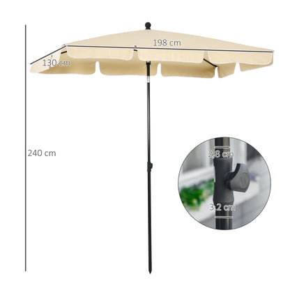 Outsunny Garden Parasol Umbrella