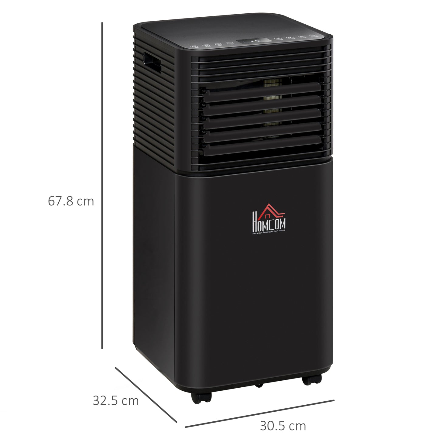 A Rated 9,000 BTU 4-In-1 Portable Dehumindifier With Remote & 24 Hour Timer by Homcom