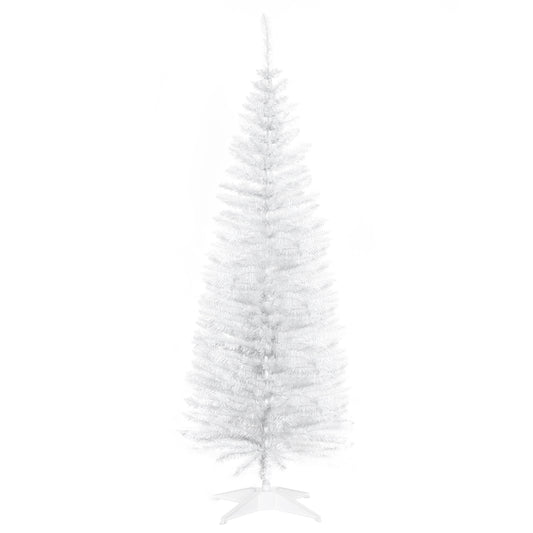 5ft Christmas Tree Artificial - White Slim  294 Tips