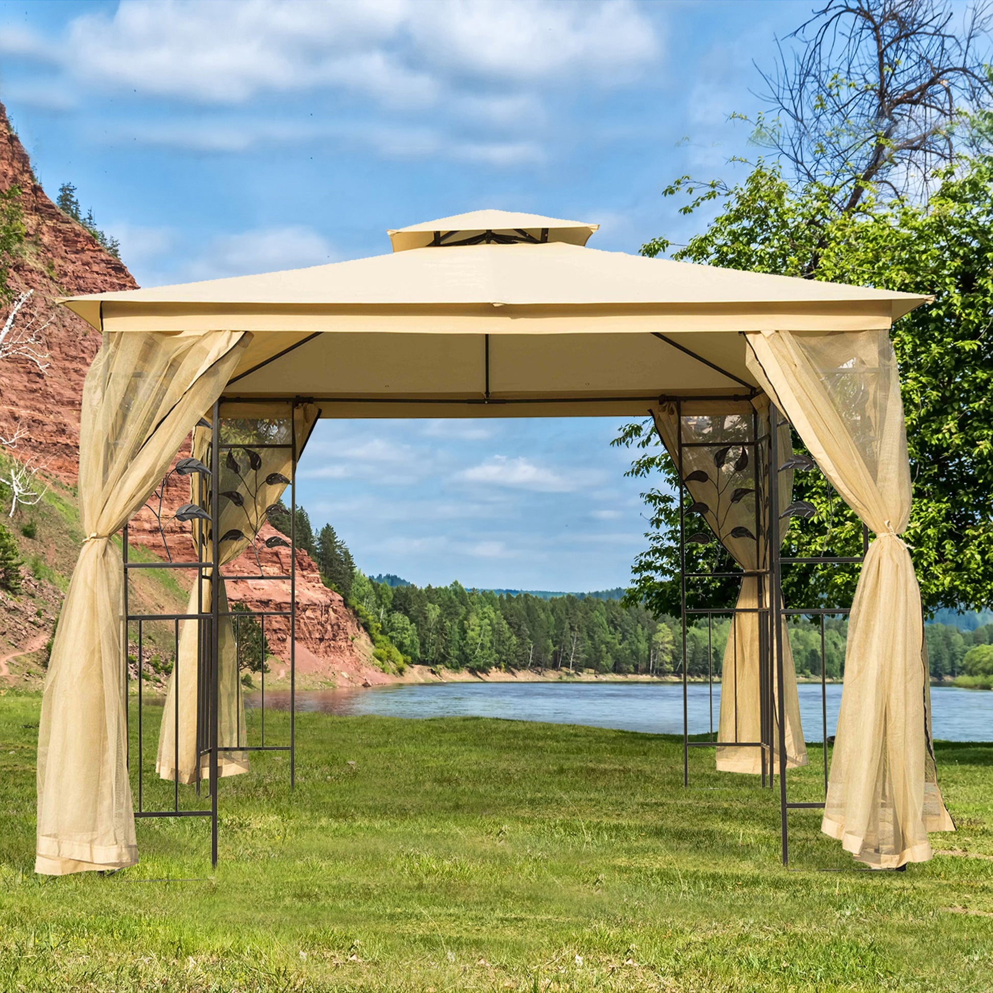 Outsunny 3(m) x 3(m) Garden Gazebo