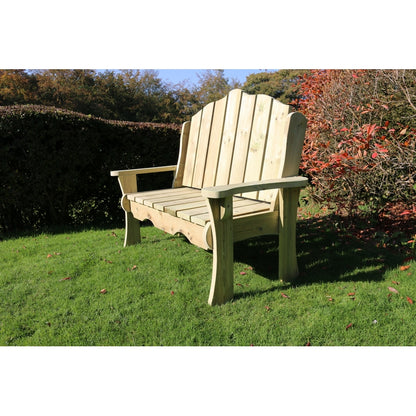 Alton Manor Garden Bench by Croft - 2 Seats