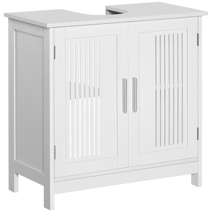 kleankin Modern Under Sink Cabinet with 2 Doors