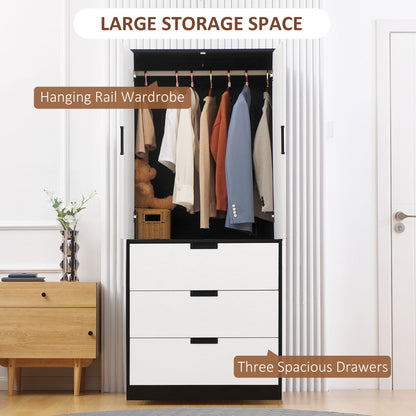 Homcom 2 Door Wardrobe