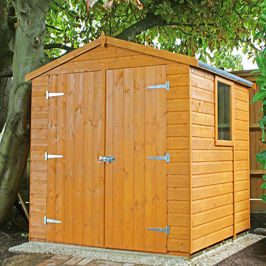 Shire Arran 5' 10" x 5' 10" Apex Shed - Premium Dip Treated Shiplap