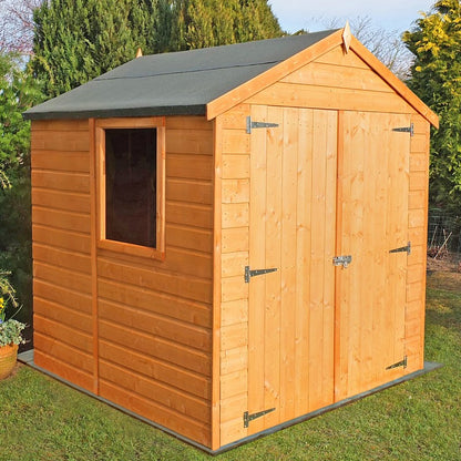 Shire Arran 5' 10" x 5' 10" Apex Shed - Premium Dip Treated Shiplap