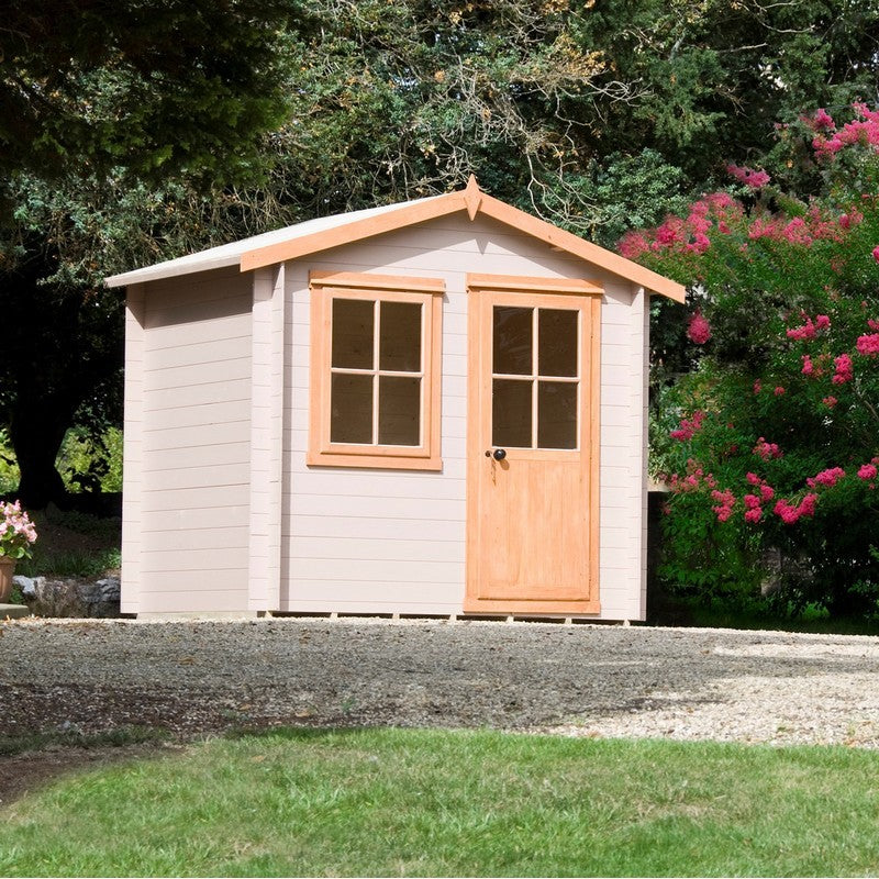 Shire Avesbury 6' x 8' Apex Log Cabin - Budget 19mm Cladding Tongue & Groove